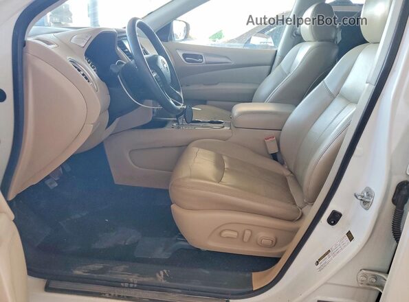 5N1DR2MN9JC612914 2018 NISSAN PATHFINDER White Front interior view