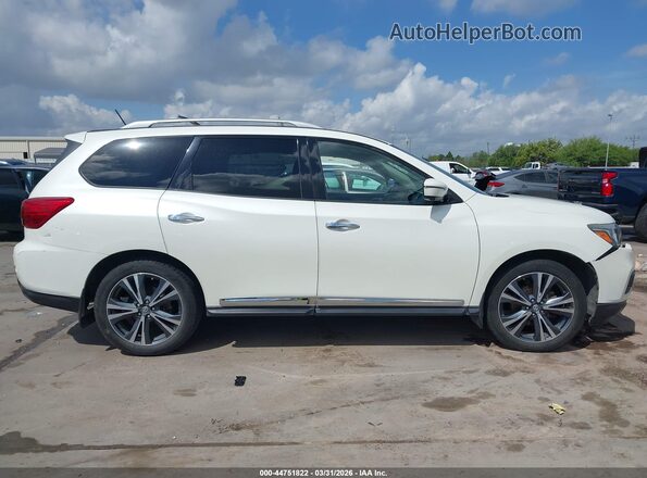 5N1DR2MN9JC628336 2018 NISSAN PATHFINDER White Սալոնի հետևի տեսք
