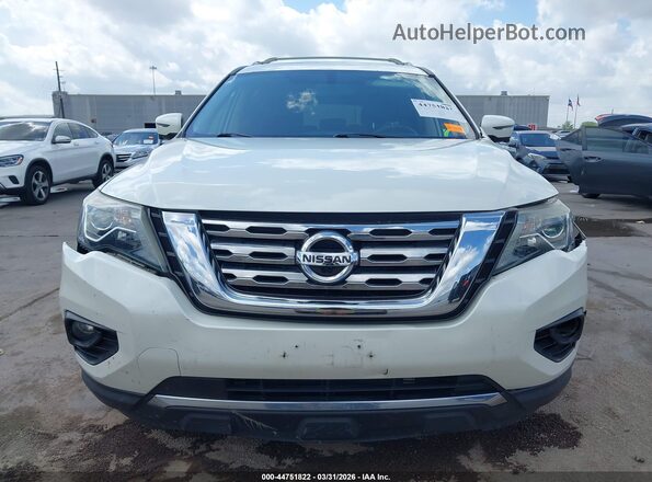 5N1DR2MN9JC628336 2018 NISSAN PATHFINDER White Սարքավորումների վահանակի տեսք