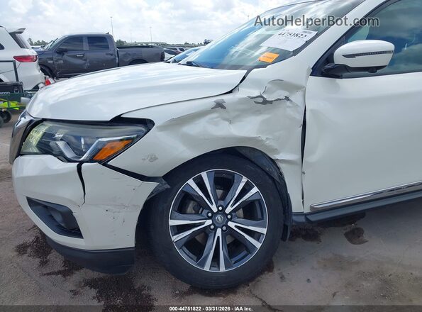 5N1DR2MN9JC628336 2018 NISSAN PATHFINDER White Դիմացի տեսք