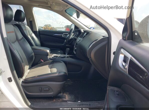 5N1DR2MN9KC655375 2019 NISSAN PATHFINDER White Widok wnętrza z przodu