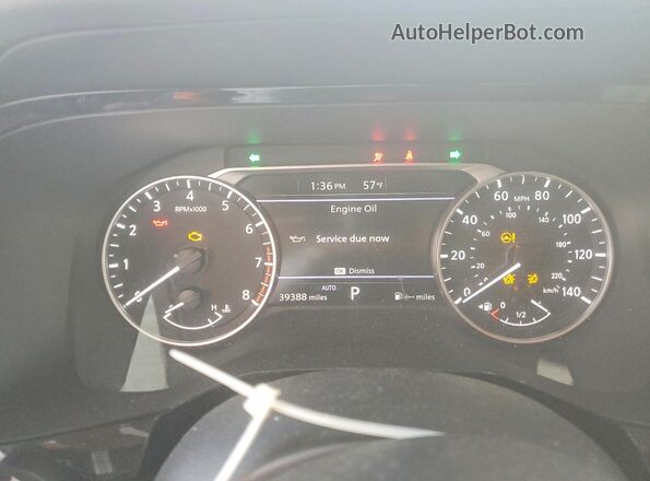 5N1DR3BC9SC207712 2025 NISSAN PATHFINDER Gray Widok zestawu wskaźników