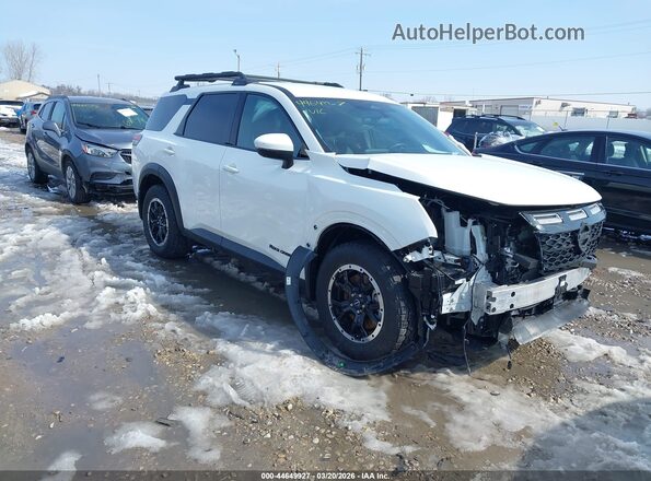 5N1DR3BD3SC260091 2025 NISSAN PATHFINDER Белый Передняя правая четверть