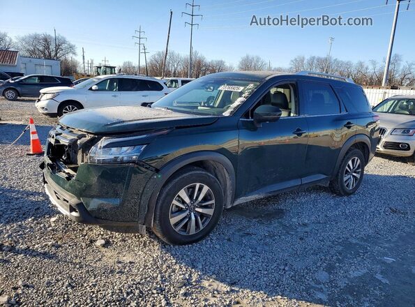 5N1DR3CCXPC244094 2023 NISSAN PATHFINDER Зеленый Передняя левая четверть