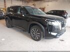 2022 Nissan Pathfinder Sl 4wd Black vin: 5N1DR3CD3NC222556