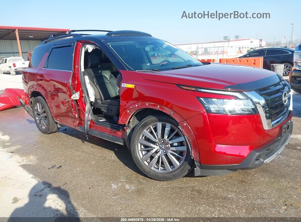 5N1DR3CD5PC250071 2023 NISSAN PATHFINDER Красный Передняя правая четверть