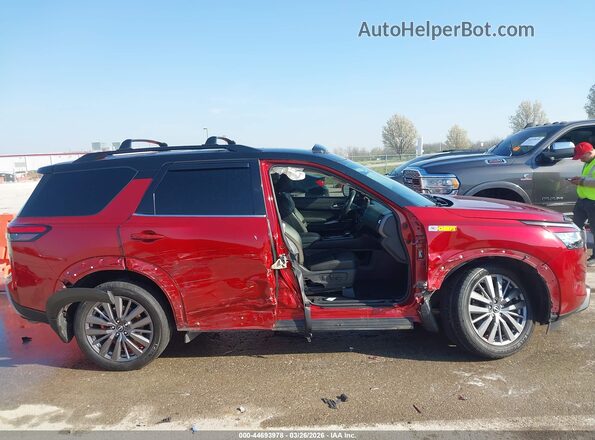 5N1DR3CD5PC250071 2023 NISSAN PATHFINDER Красный Панорамный вид салона 360°