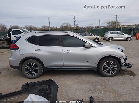 5N1ET2MT3HC794835 2017 NISSAN ROGUE HYBRID Silver Vista interior de 360 grados