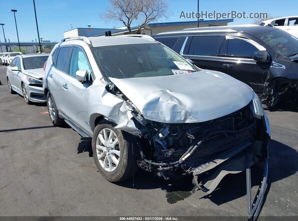 5N1ET2MTXHC775554 2017 NISSAN ROGUE HYBRID Silver Vista frontal