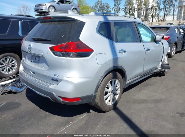 5N1ET2MTXHC775554 2017 NISSAN ROGUE HYBRID Silver Trasero derecho
