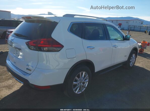 5N1ET2MV5HC790819 2017 NISSAN ROGUE HYBRID Белый Задняя правая четверть