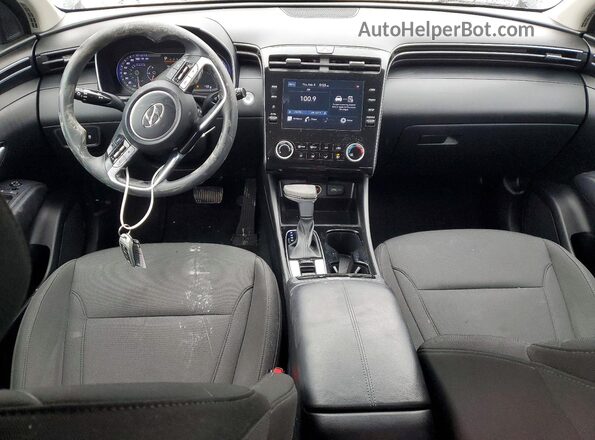 5NMJB3AE4NH044830 2022 HYUNDAI TUCSON Black Widok deski rozdzielczej