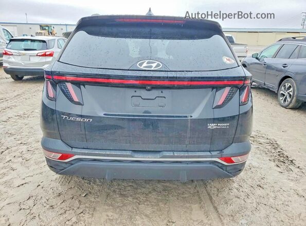 5NMJB3AE4NH044830 2022 HYUNDAI TUCSON Black Widok z tyłu