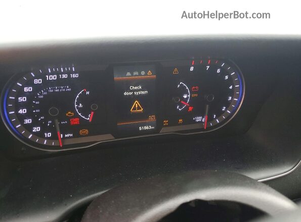 5NMJBCDEXRH400604 2024 HYUNDAI TUCSON White Vista del cuadro de instrumentos