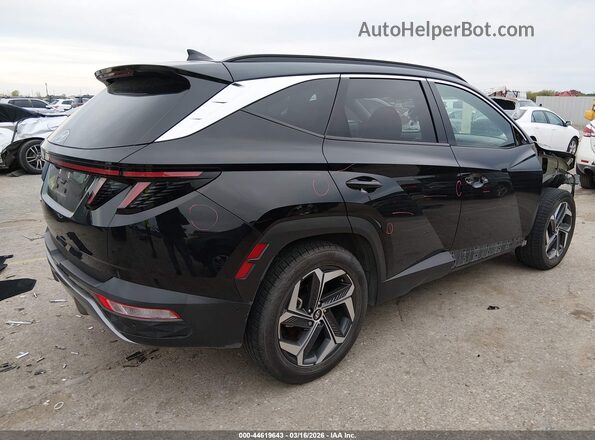 5NMJE3AEXPH217034 2023 HYUNDAI TUCSON Черный Задняя правая четверть