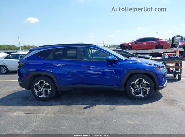 5NMJF3AE5NH140986 2022 HYUNDAI TUCSON Blue Widok wnętrza z tyłu