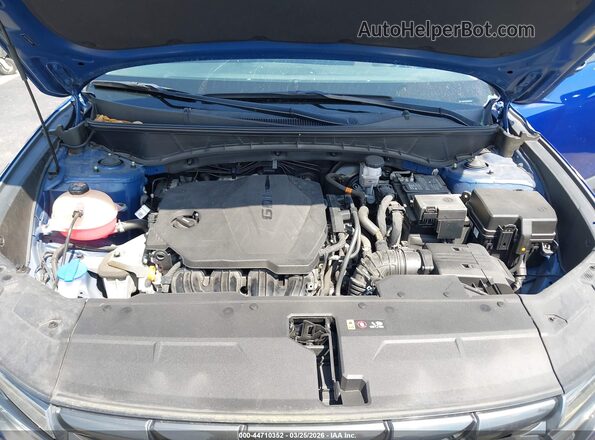 5NMJF3AE5NH140986 2022 HYUNDAI TUCSON Blue Widok z tyłu