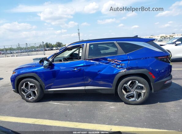 5NMJF3AE5NH140986 2022 HYUNDAI TUCSON Blue Widok wnętrza 360 stopni