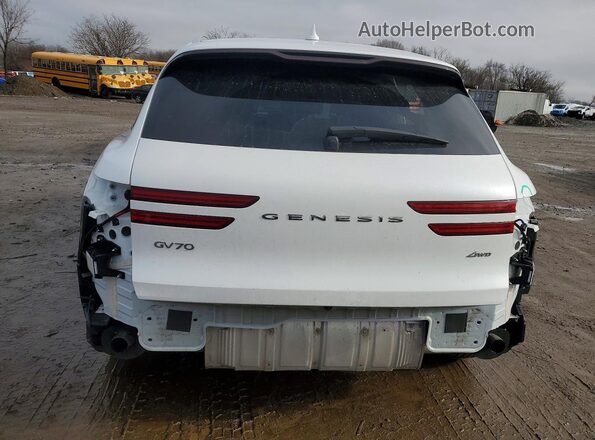 5NMMADTB5SH023974 2025 GENESIS GV70 White Հետևի տեսք