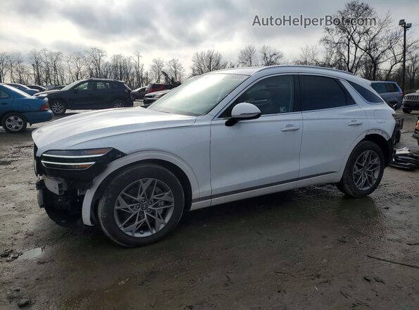 5NMMADTB5SH023974 2025 GENESIS GV70 White Առջևի ձախ երեք քառորդ տեսարան