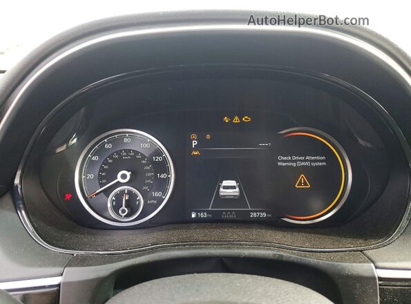 5NMMADTB5SH023974 2025 GENESIS GV70 White Սարքավորումների վահանակի տեսք