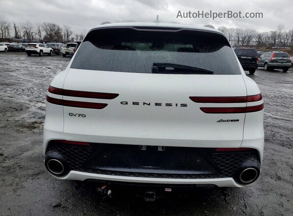 5NMMCDTC3RH016583 2024 GENESIS GV70 White Vista trasera