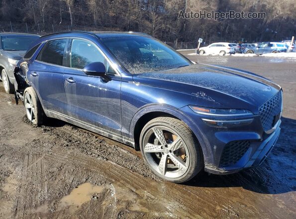 5NMMCDTC5RH012390 2024 GENESIS GV70 Blue Передня права чверть