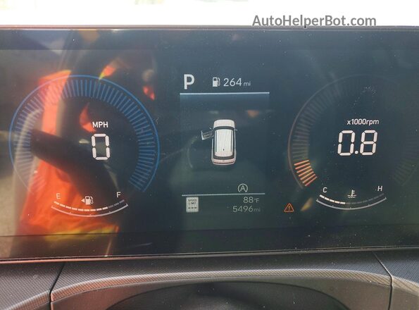 5NMP24GL3TH150768 2026 HYUNDAI SANTA Белый Вид щитка приборов