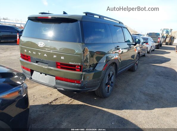 5NMP2DG16SH042402 2025 HYUNDAI SANTA FE HYBRID Зеленый Задняя правая четверть