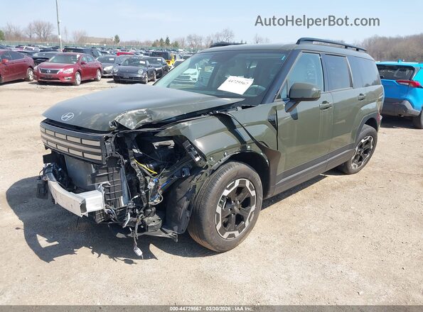 5NMP2DGL6RH013512 2024 HYUNDAI SANTA FE Зеленый Передняя левая четверть