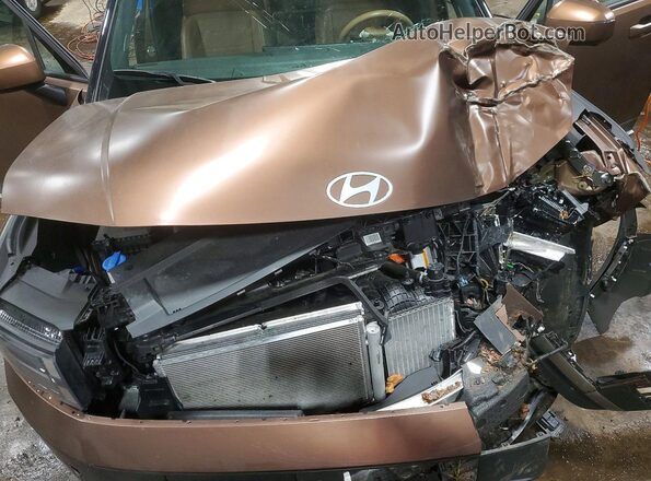 5NMP3DG13RH004035 2024 HYUNDAI SANTA Brown Вид підкапотного простору
