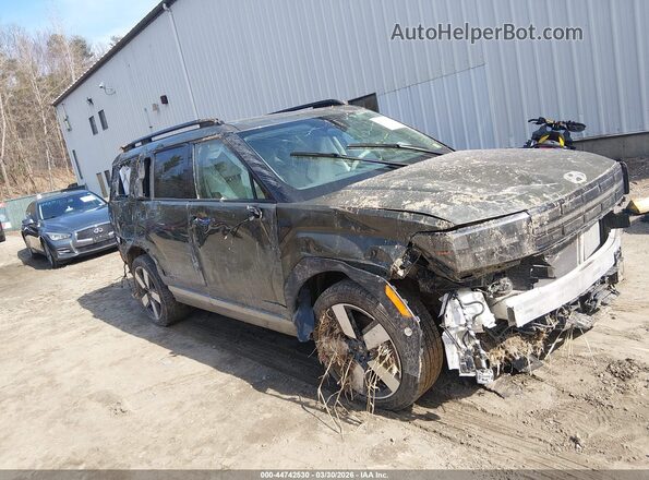 5NMP3DG18RH009487 2024 HYUNDAI SANTA FE HYBRID Зеленый Передняя правая четверть