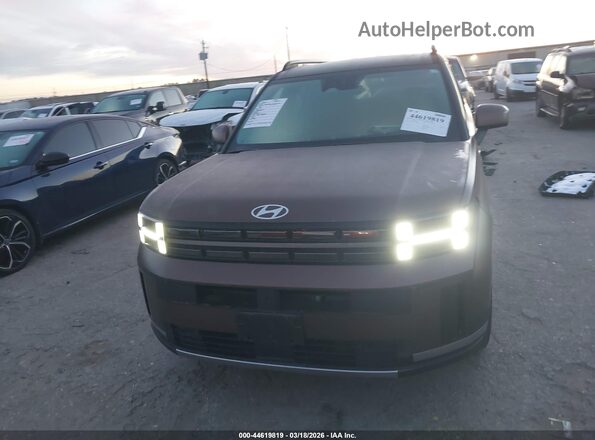 5NMP3DG18SH040681 2025 HYUNDAI SANTA FE HYBRID Brown Вид задньої частини салону