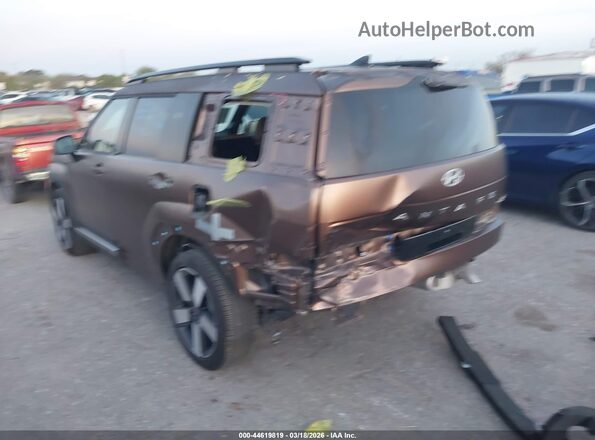 5NMP3DG18SH040681 2025 HYUNDAI SANTA FE HYBRID Brown Задня ліва чверть