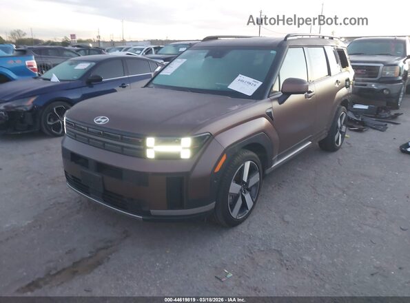 5NMP3DG18SH040681 2025 HYUNDAI SANTA FE HYBRID Brown Передня ліва чверть