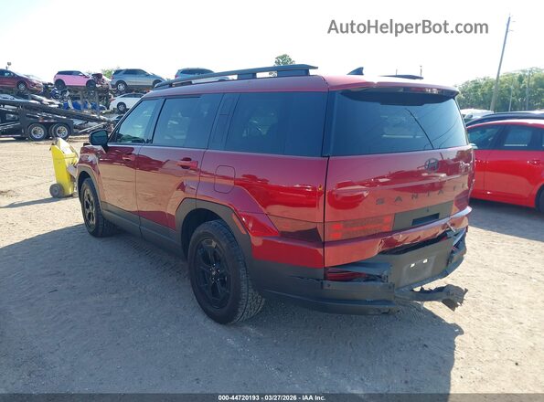 5NMP3DGL4RH027664 2024 HYUNDAI SANTA FE Красный Задняя левая четверть