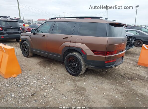 5NMP3DGL6SH085314 2025 HYUNDAI SANTA FE Brown Trasero izquierdo