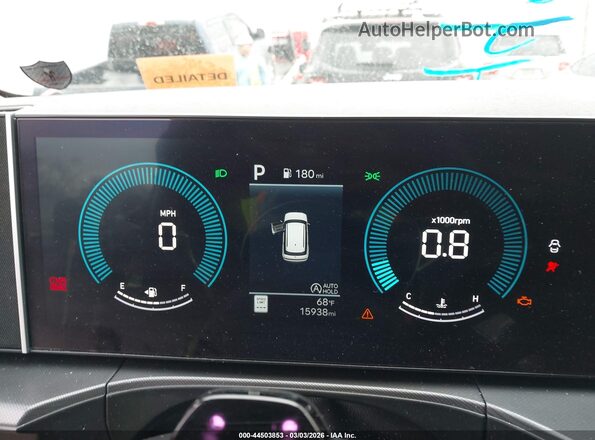 5NMP3DGL6SH085314 2025 HYUNDAI SANTA FE Brown Vista de los asientos traseros