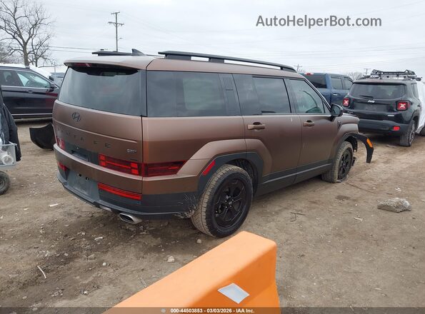 5NMP3DGL6SH085314 2025 HYUNDAI SANTA FE Brown Trasero derecho
