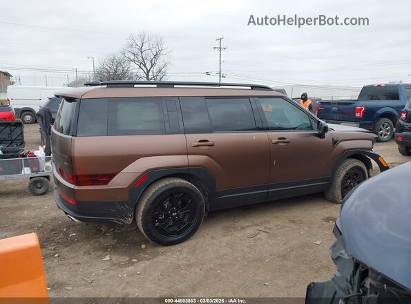 5NMP3DGL6SH085314 2025 HYUNDAI SANTA FE Brown Vista interior trasera