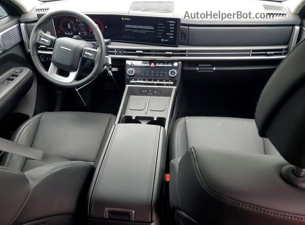 5NMP3DGL7SH109233 2025 HYUNDAI SANTA Blue Widok deski rozdzielczej
