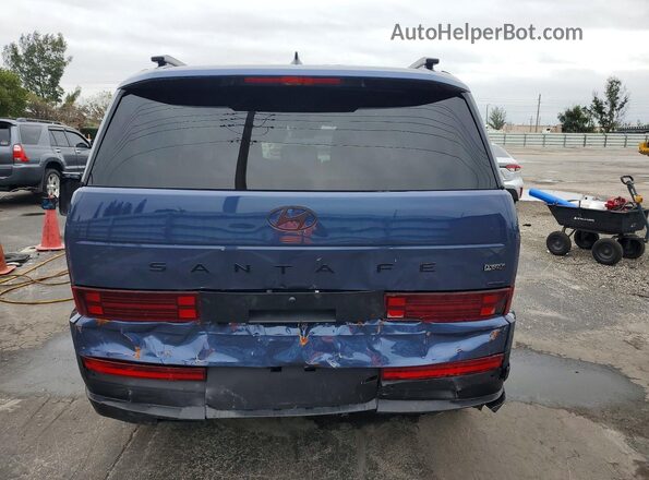 5NMP3DGL7SH109233 2025 HYUNDAI SANTA Blue Widok z tyłu