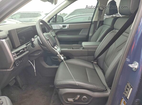 5NMP3DGL7SH109233 2025 HYUNDAI SANTA Blue Widok wnętrza z przodu