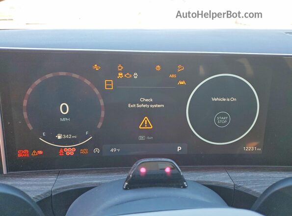 5NMP44GL5RH057236 2024 HYUNDAI SANTA Белый Вид щитка приборов