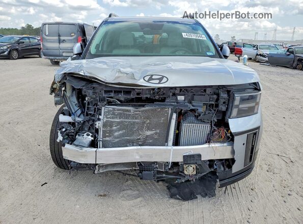 5NMP54G16SH059384 2025 HYUNDAI SANTA FE HYBRID BLUE Silver Դիմացի տեսք