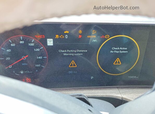 5NMP54G16SH059384 2025 HYUNDAI SANTA FE HYBRID BLUE Silver Սարքավորումների վահանակի տեսք