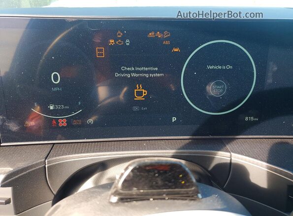 5NMP54GL0TH165543 2026 HYUNDAI SANTA FE CALLIGRAPHY Gray Widok zestawu wskaźników