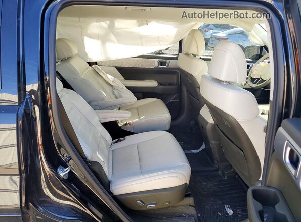 5NMP54GL2RH032176 2024 HYUNDAI SANTA FE CALLIGRAPHY Black უკანა სავარძლების ხედი