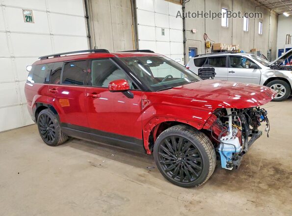 5NMP5DGL3RH030260 2024 HYUNDAI SANTA FE CALLIGRAPHY Red Przód prawy