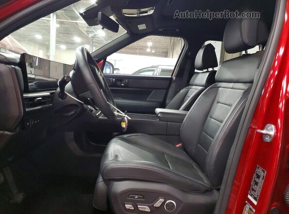 5NMP5DGL3RH030260 2024 HYUNDAI SANTA FE CALLIGRAPHY Red Widok wnętrza z przodu